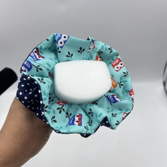 Oversize Women Reversible Scrunchie Elastic Hairbands Hair Ties XL Charmeuse - Picture 8 of 11